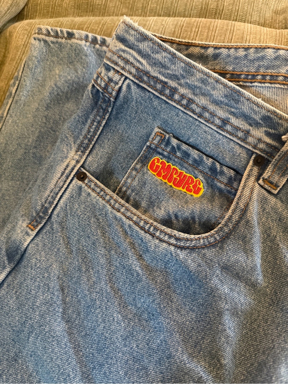 Empyre Light Blue Relaxed Fit Men's Jeans 34